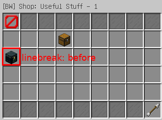 Showcase of linebreak
